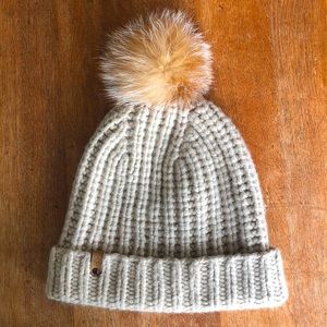 Cachemire and fur Mackage beanie